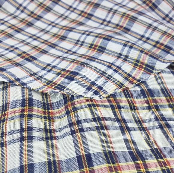 Vintage Mr. Leggs LLL Western Shirt Plaid PEARL SNAP Button Men's Size LARGE - Picture 7 of 15